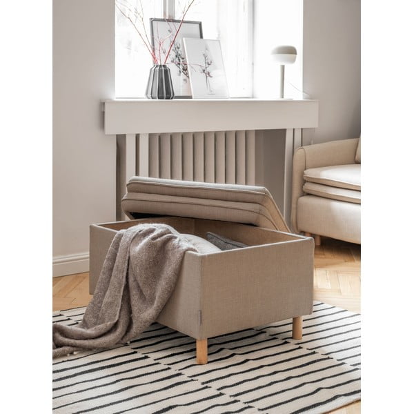 Gaiši brūns kāju soliņš Simon – Miuform-image-3