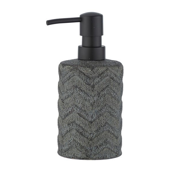 Ar rokām apgleznots pelēks keramikas ziepju dozators Wenko Mantua, 360 ml-image-2