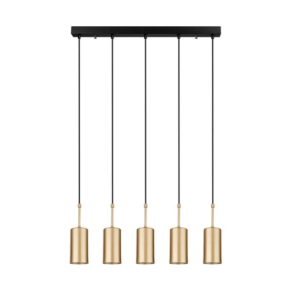 Piekarama lampa zelta krāsā Squid Lighting Geo, augstums 120 cm-image-3