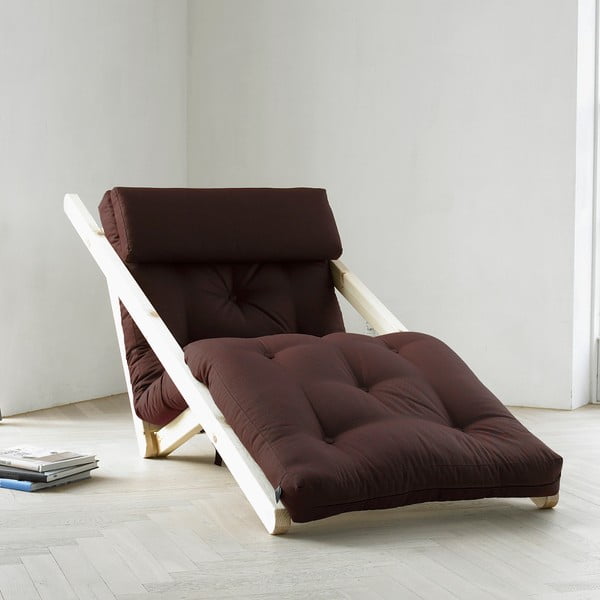 Karup Figo atpūtas krēsls, Raw/Brown, 70 cm
