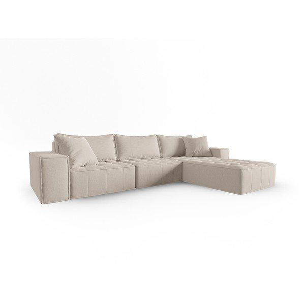 Bēšs stūra dīvāns (ar labo stūri) Mike – Micadoni Home-image-2