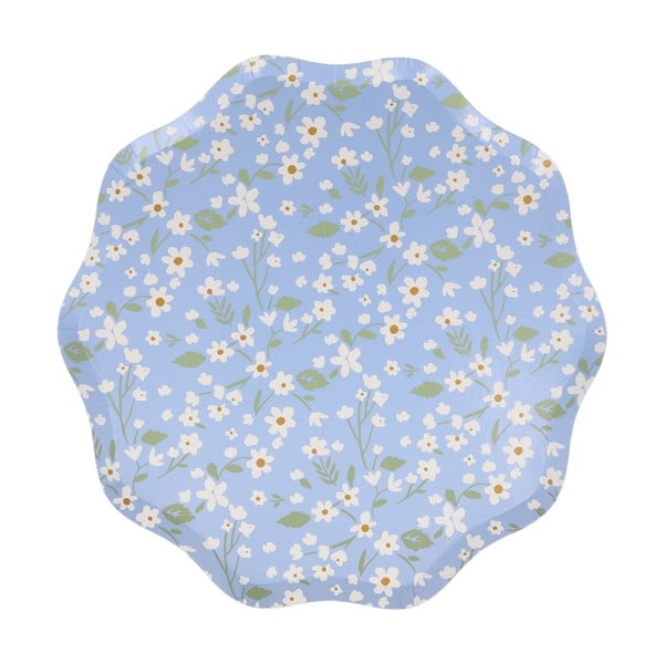 Papīra vienreizlietojamie šķīvji (12 gab.) Ditsy – Meri Meri-image-4