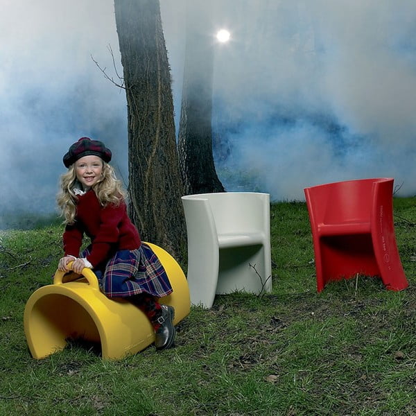 Sarkans daudzfunkcionāls krēsls Magis Trioli-image-1