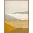 Glezna, roku darbs 90x120 cm Yellow Field – Malerifabrikken