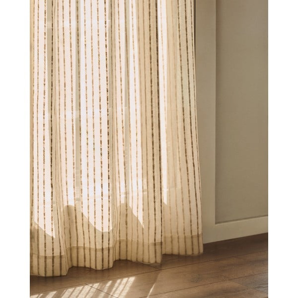 Bēšs aizkars 140x270 cm Arami – Kave Home-image-1