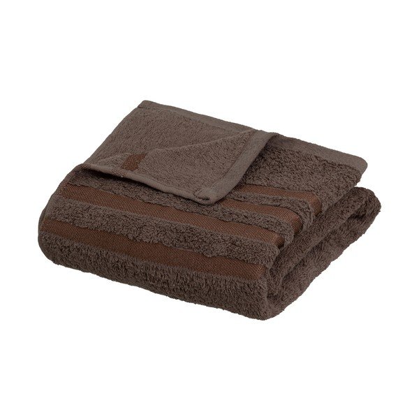 Brūns frotē kokvilnas dvielis 70x140 cm Simple – Casa Selección