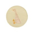 Gaiši dzeltens kokvilnas bērnu paklājs ø100 cm Milu – Kave Home