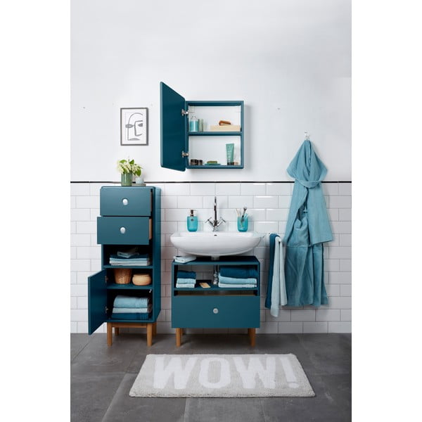 Zaļganzils augsts/piekarams vannas istabas skapis 40x100 cm Color Bath – Tom Tailor-image-3