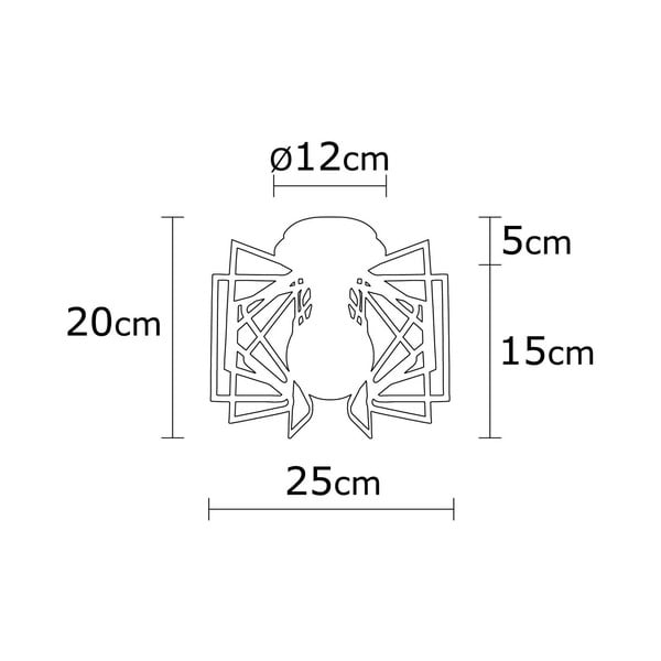 Melna griestu lampa ar metāla abažūru ø 26 cm Nemrut – Opviq lights-image-2