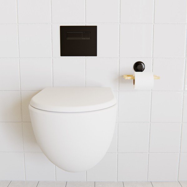 Bambusa pašturošs tualetes papīra turētājs Compactor Bestlock SPA-image-2