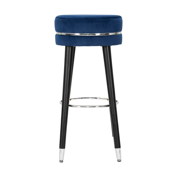 Zila polsterēta bāra taburete (sēdekļa augstums 74 cm) Paris – Mauro Ferretti-image-1