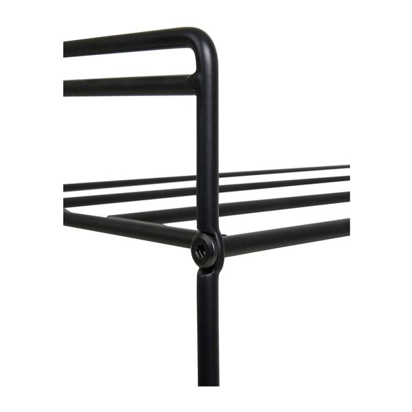 Melns metāla apavu statīvs Swansea – House Nordic-image-3