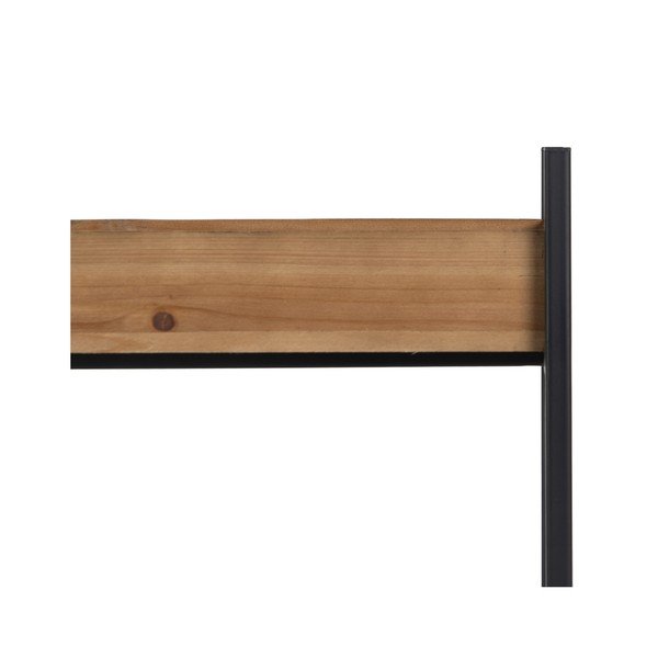 Melns metāla plaukts 85x130 cm – Ixia-image-4