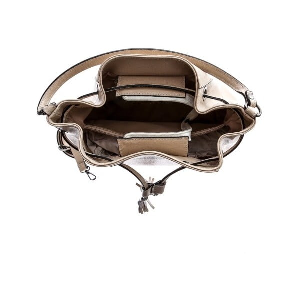 Smilškrāsas ādas rokassomiņa Sofia Cardoni Loreto-image-4