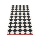 Melnbalts iekštelpu un āra celiņa paklājs 70x150 cm Marre Black Coral  – Pappelina