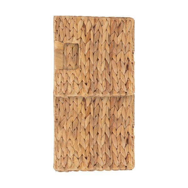 Uzglabāšanas grozs no ūdens hiacintes 24x24x24 cm – Compactor-image-4
