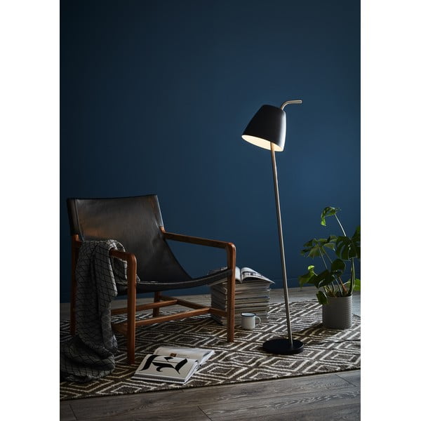 Melna stāvlampa Markslöjd Spin Floor Black, augstums 1,38 m-image-1
