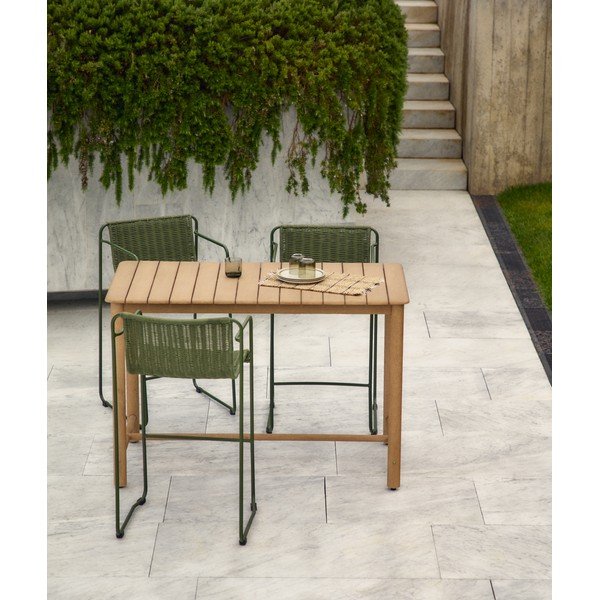 Akācijas masīvkoka dārza bāra galds 138x78 cm Sori – Kave Home-image-1