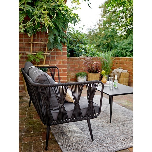 Pelēks paklājs 140x200 cm Peretti – Bloomingville-image-1