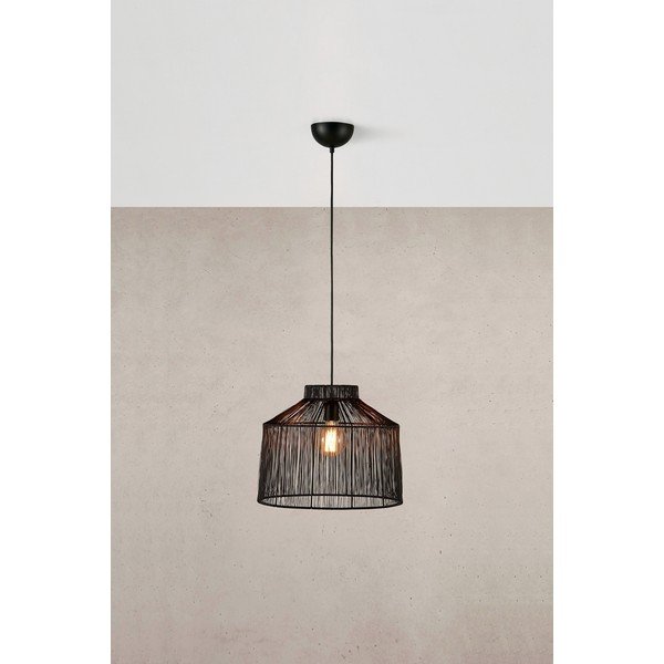 Melna piekaramā lampa ar metāla abažūru ø 42 cm Capanna – Markslöjd-image-1
