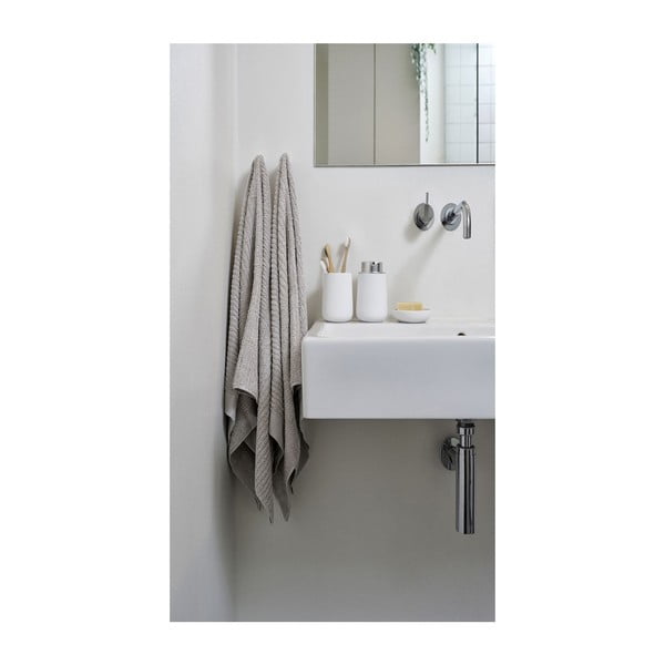 Pelēkbrūns kokvilnas dvielis Zone Classic , 50 x 100 cm-image-1