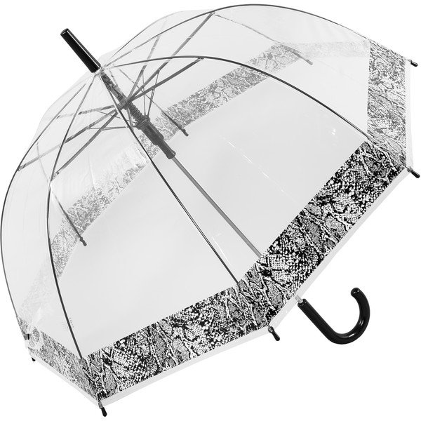 Ambiance Snake Skin caurspīdīgs vējdrošs lietussargs ar automātisku atvēršanu, ⌀ 84 cm-image-2