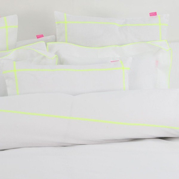 Segas pārklājs Basic Fluor Yellow, 220x220 cm-image-1