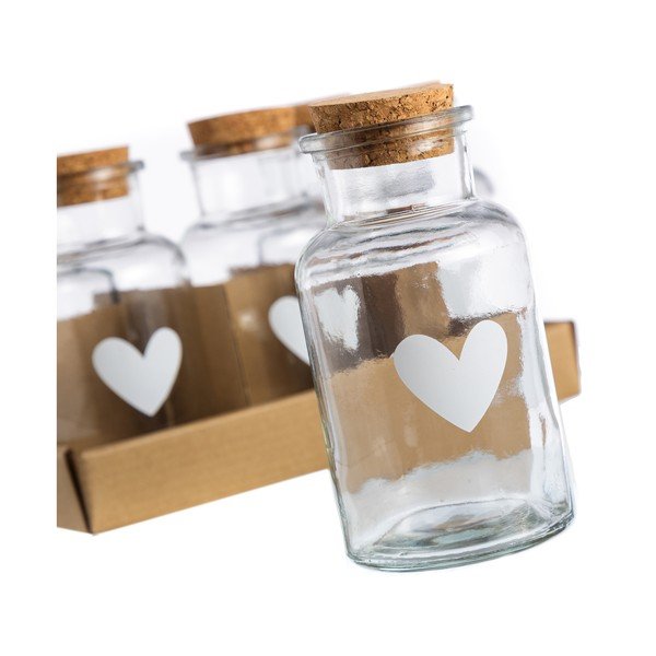 6 glāžu komplekts Unimasa Heart, 250 ml-image-2
