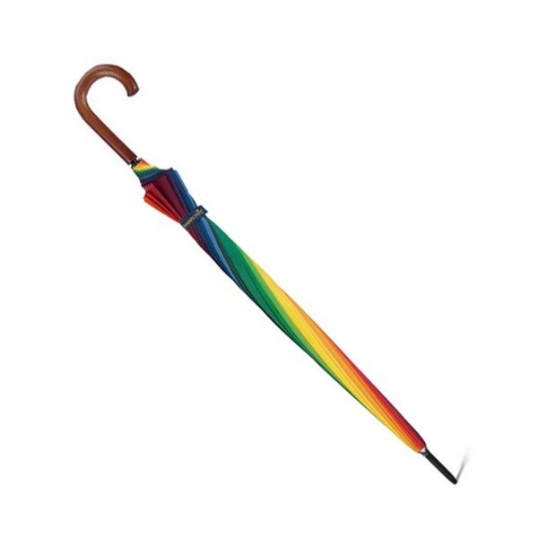 Krāsains Ambiance Rainbow lietussargs, ⌀ 130 cm-image-1