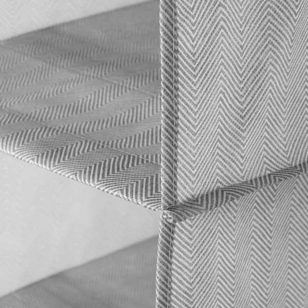 Pelēks drēbju skapja organizators ar 7 nodalījumiem Compactor Boston-image-1