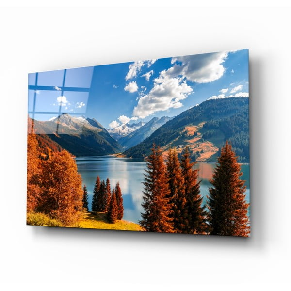 Stikla glezna Insigne Lake View, 110 x 70 cm