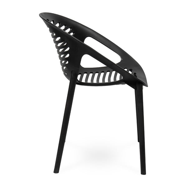 Melns dārza krēsls Bonami Essentials Joanna-image-4