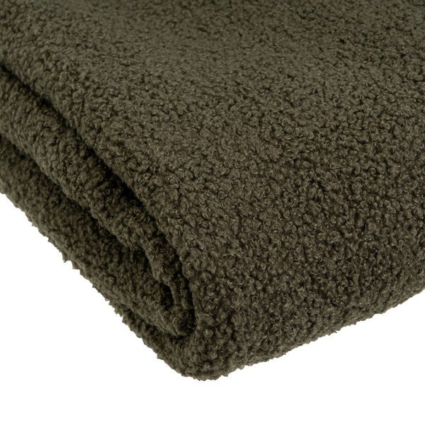Zaļš pleds no Sherpa flīsa 130x160 cm Sherpa Bouclé – Casa Selección-image-2
