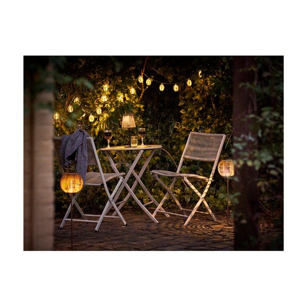 LED galda/pārvietojams āra gaismeklis ar saules baterijām ø 14 cm Salford – House Nordic-image-4