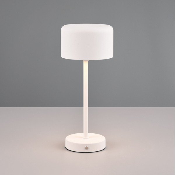 Balta LED galda lampa ar regulējamu spilgtumu (augstums 30 cm) Jeff – Reality-image-1