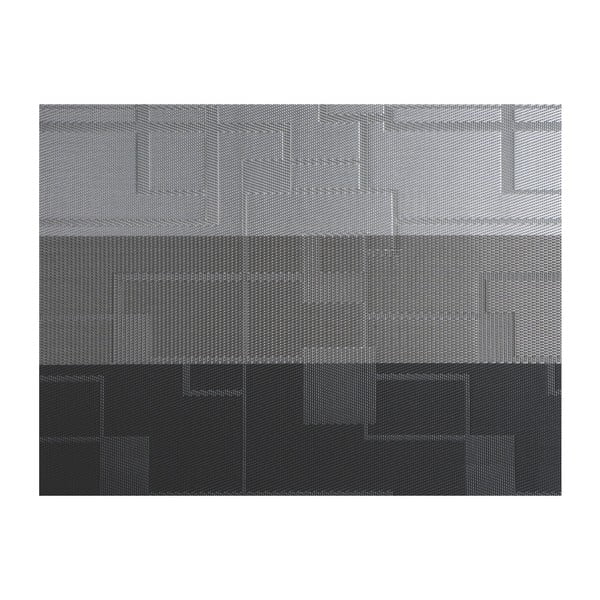 Tiseco Home Studio Chine Stripe pelēks plastmasas paliktnis, 30 x 45 cm