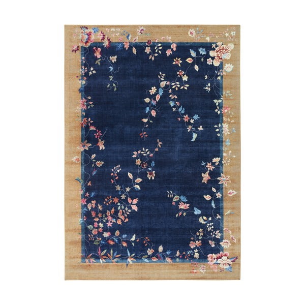 Tumši zils/bēšs paklājs 80x150 cm Amira – Hanse Home