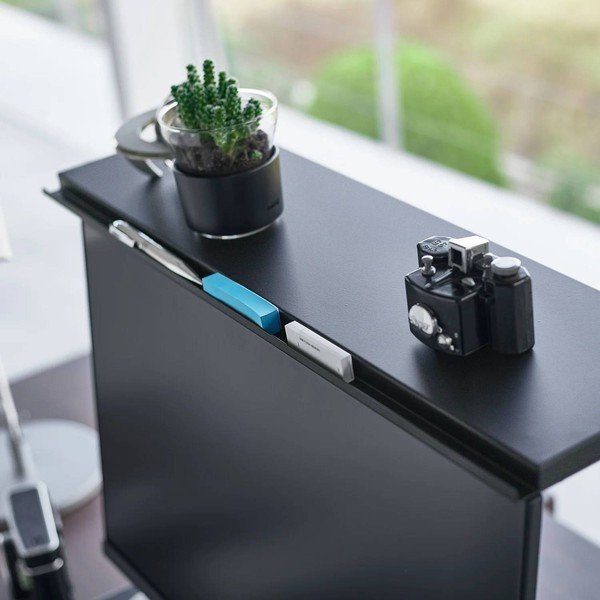 Melns metāla monitora statīvs Tower – YAMAZAKI-image-3