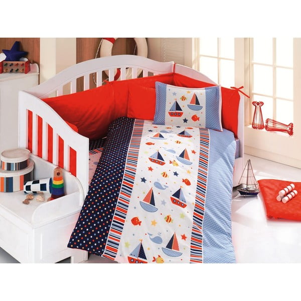 Bērnu gultasveļas un palagu komplekts Marina, 100x150 cm