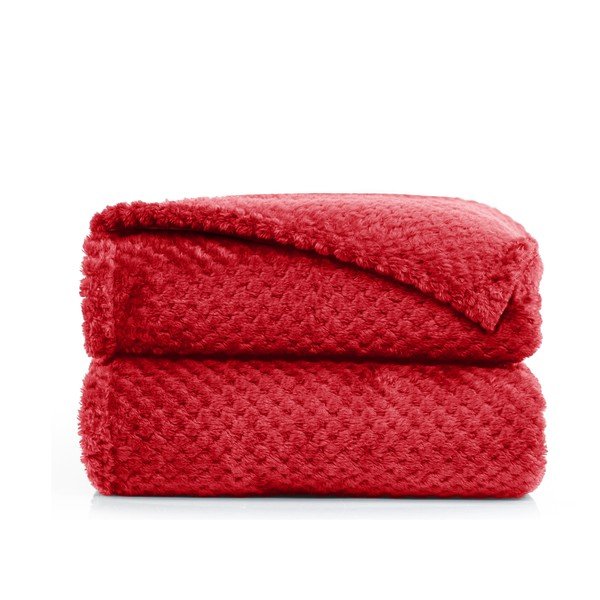 Sarkana mikrošķiedras sega DecoKing Henry, 220 x 240 cm-image-2