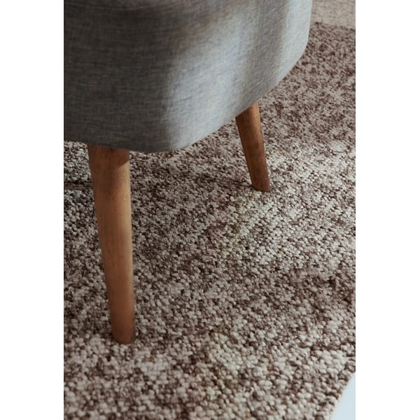 Pelēks mazgājams celiņa paklājs 80x240 cm Rocco Taupe – Elle Decoration-image-4