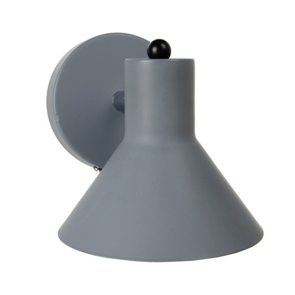 Pelēka sienas lampa Simplico – Ixia-image-1