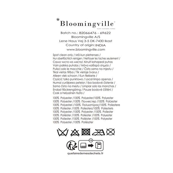 Pelēks paklājs 140x200 cm Peretti – Bloomingville-image-4