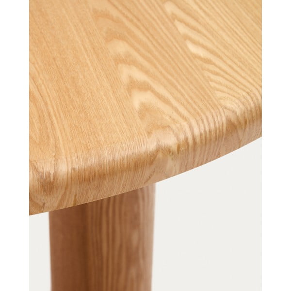 Apaļš ēdamgalds ar oškoka imitāciju ø 120 cm Mailen – Kave Home-image-3