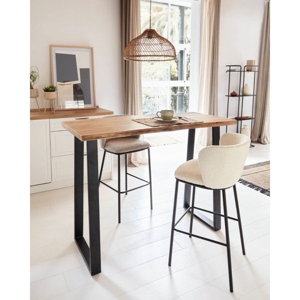 Dabīga toņa rotangpalmas abažūrs ø 42,5 cm Dyara – Kave Home-image-4