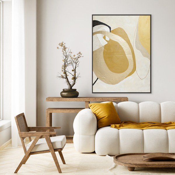 Ar rokām apgleznota glezna ar rāmi/uz audekla 91x121 cm Stardust – Malerifabrikken-image-1