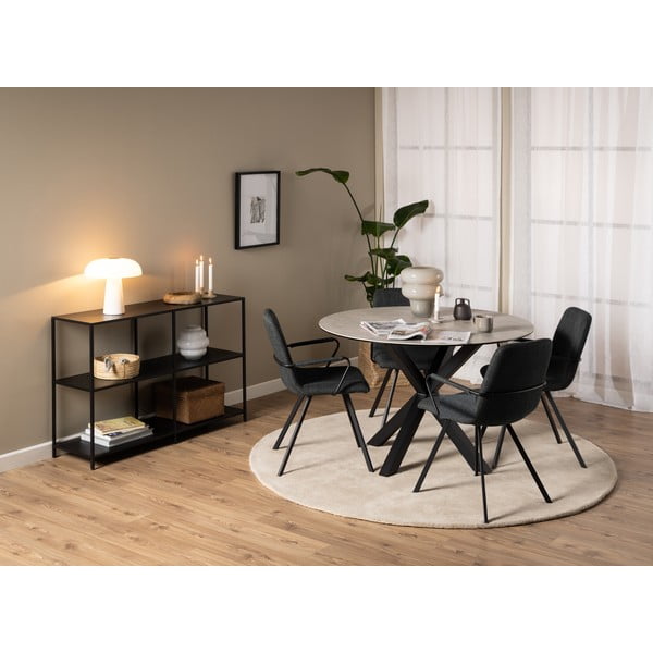 Tumši pelēki pusdienu krēsli (2 gab.) Selina – Actona-image-2