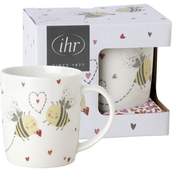 Porcelāna krūze 300 ml Bee My Valentine – IHR