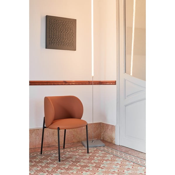 Oranži polsterēti ēdamistabas krēsli (2 gab.) Mogi – Teulat-image-1