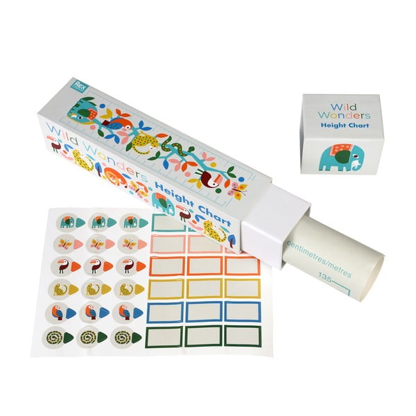 Sienas bērnu uzlīme ar mērlentes motīvu 28,5x115 cm Wild Wonders – Rex London-image-2